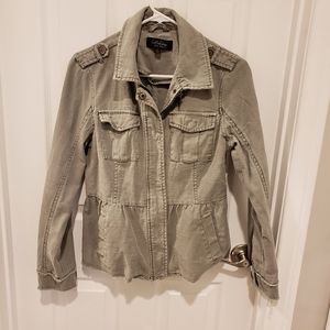 Denim Jacket (Light Green/Gray)